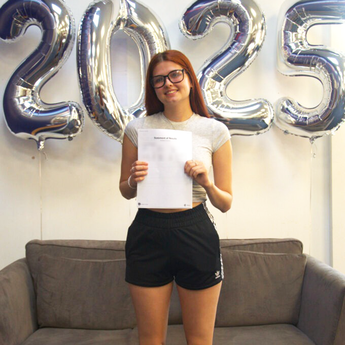 Eckington sixth formers receiving their exam results